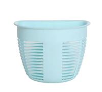 Tomotato Cesta de Almacenamiento de Plástico, 2 Piezas Organizador Colgante para Pared con Drenaje para Cocina Baño