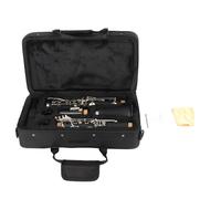Tomotato Clarinete en Tono SIB, Clarinete para Estudiantes de 17 Teclas de níquel con Estuche, Boquilla y Kit de Limpieza, Instrumento de Viento de Madera para Banda Escolar y Orquesta