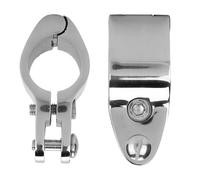 Tomotato Corredera de Quijada Abisagrada para Bote, 2 Piezas Acero Inoxidable, Accesorios de Hardware Marino para Embarcaciones (25mm)