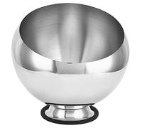 Tomotato Cuenco para Salsas de Acero Inoxidable, Diseño Inclinado con Base Estable, Proceso de Pulido Espejo, Capacidad Amplia para Almacenamiento en Cocina, Restaurante o Buffet (L)