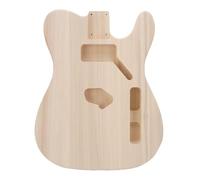 Tomotato Cuerpo de Guitarra Eléctrica, Cuerpo de Guitarra de Madera de Álamo Sin Acabar Cuerpo de Reemplazo para Guitarra Eléctrica TL, Para Personalización y Proyectos de Luthería