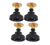 Tomotato Elevadores Ajustables para Muebles, 4 Piezas, Patas niveladoras Antideslizantes para Cama, para sofá, Mesa, Silla, Estante, Acero de aleación de Nailon Reforzado