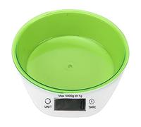 Tomotato Escala de Alimentos para Mascotas Gato Dog Cocina Digital Comida pesadando tazón Escala de Cocina de Comida para Comida para Hornear cocinar Comida preparación (Verde)