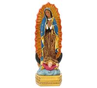 Tomotato Figura de Nuestra Señora de Guadalupe, 7,9 Pulgadas Estatuas Religiosas de la Virgen María de Colores para Decoración de Mesa de Oficina en el Hogar, Regalos de Decoración
