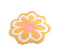 Tomotato Flower Shaped Rug, Carpet Flower Shape Absorbent Thickened Doormat, Carpeting, Table Area Rug for Home Living Room Bathroom, 60 X 60cm (2#)