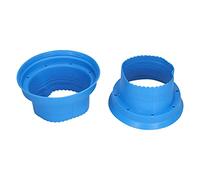 Tomotato Fundas Impermeables para Altavoces, 2 Piezas Almohadillas de Montaje Adaptador Aislamiento Silicona Protección Mantenimiento para Sistemas de Audio Coche (Azul)