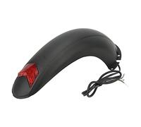 Tomotato Guardabarros Trasero para Scooter, Guardabarros Trasero para Scooter Eléctrico de 10 Pulgadas con Lámpara de Repuesto para Protector contra Salpicaduras de Scooter con Luz Roja