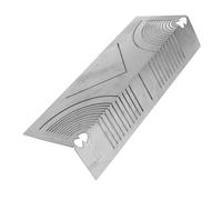 Tomotato Herramienta Marcado Tubos Cuadrados, Plantilla Medicion Angulos 90 Grados Arcos R20 a 65mm, Acero Inoxidable, para Soldadura y Fabricacion Metalica