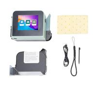 Tomotato Impresora de Inyección Portátil, Pantalla Táctil Cartucho Tinta Secado Rápido 0.3-1.3 cm para Etiquetas Códigos de Barras Números de Lote Fechas en Cartón Metal Vidrio Plá