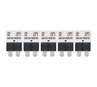 Tomotato Interruptor Automático E37 Auto T1 Reset, Circuit Breaker ATC ATO 25A, Termoplástico UL 94V0, para Aplicaciones de 12/24V DC en Coche Moto Barco