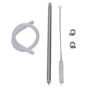 Tomotato Llenador Botellas Cerveza Acero Inoxidable, Varilla 35.2cm con Muelle y Cepillo para Embotellado Vino y Bebidas Caseras