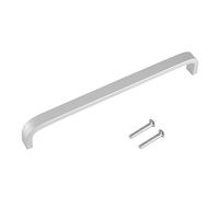 Tomotato Manija de Puerta de Aleación de Aluminio, Acabado Mate para Muebles de Cocina y Gabinetes, Varias Longitudes Disponibles para Armarios y Puertas (160mm sólida)