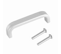 Tomotato Manija de Puerta de Aleación de Aluminio, Acabado Mate para Muebles de Cocina y Gabinetes, Varias Longitudes Disponibles para Armarios y Puertas (64mm sólida)