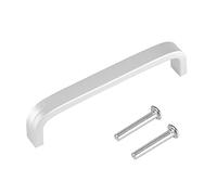 Tomotato Manija de Puerta de Aleación de Aluminio, Acabado Mate para Muebles de Cocina y Gabinetes, Varias Longitudes Disponibles para Armarios y Puertas (96mm sólida)