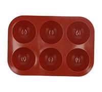 Tomotato Molde de Silicona Semiesférico para Repostería, Hornear Pasteles, Pan, Chocolate, Jabón Artesanal, Material Resistente al Calor, Fácil Limpieza, para Cocina Casera y Profe (6 semicírculos