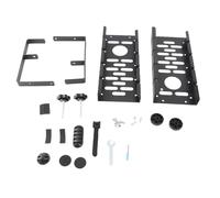 Tomotato, Organizador de Cables bajo Escritorio con Bandeja Ajustable, Soporte para Tiras de Poder, Estructura de Acero al Carbono, diseño Minimalista, para Oficina o Espacio de TR