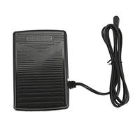 Tomotato Pedal de Máquina de Coser, Interruptor de Controlador de Pie de Plástico Negro y Cable de Alimentación, Accesorios Universales para Máquina de Coser para Singer SC220 6160 6180 5400 XL-400