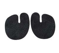 Tomotato Plantillas de Antepeu para Chanclas, Autoadhesivo, Material de Cuero, Previene la Fricción de la Piel, Soporte de para una Marcha Estable, Adecuado para Sandalias y Z (Negro)