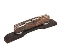 Tomotato Puente de Guitarra Archtop Rosewood Archtop Puente de Guitarra de 4 Cuerdas Bajo Mandolina Reemplazo Accesorios para Instrumentos Musicales(Rosa)