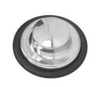Tomotato Tapón de Fregadero de Cocina, Tapón de Eliminación de Basura de 3,5 Pulgadas con Anillo de Sellado de Goma, Acero Inoxidable Cepillado para Drenaje Estándar Universal