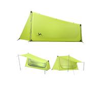 TOMOUNT Tienda de campaña ultraligera de nailon para un hombre, tamaño pequeño, 4 estaciones, resistente al agua y al viento, compacta para senderismo, camping, exterior
