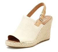 TOMS 10011843, Sandalias con Punta Cerrada Mujer, Beige (Natural 000), 36 EU