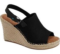 TOMS 10013451, Sandalias Deportivas Mujer, Negro (Black 000), 42.5 EU