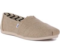 TOMS Alpargata Heritage Canvas, Mocasines Planos Mujer, Beige (Natural Sin Teñir), 42 EU