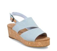 TOMS 10020759t-450, Sandalias Casuales Mujer, Pastel Blue Washed Denim, 42 EU