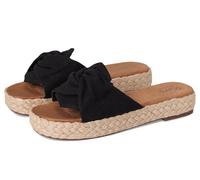 TOMS Abby Slide Sandalia para mujer, Negro -, 38 EU