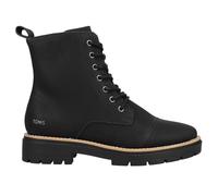 TOMS Alaya, Botas de Moda Mujer, Nubuck Sintético Negro, 39 EU