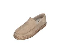 TOMS Alonso Rope Loafer 10023166 - Alpargatas para hombre con rafia, Lona natural Heritage, 46 EU