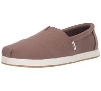 TOMS ALP FWD, Mocasín Plano Hombre, Lona de algodón Reciclado Gris Topo, 47.5 EU