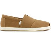 TOMS ALP FWD, Mocasín Plano Hombre, Toffee Recycled Cotton Waxed Canvas, 43.5 EU