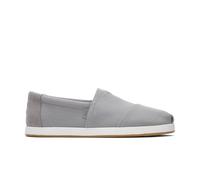 TOMS ALP FwdLoafer - Zapatos Planos para Hombre, Lona de algodón Reciclado Ripstop Gris Ultimate Suede Desgastado, 41 EU