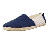 TOMS Alpargata Rope Classic, Mocasín Plano Hombre, Blue Navy, 44 EU