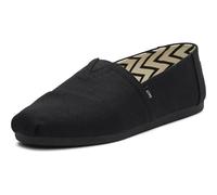 TOMS Alpargata Alpargatas clásicas de algodón para Hombre, Color Azul Marino, Black Black Heritage Canvas, 40 EU