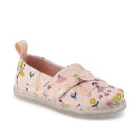 TOMS Alpargata clásica, Mocasín Plano, Ballet Pink Glitter Fairy Garden, 32.5 EU