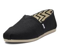 TOMS Alpargata clásica, Negro/Blanco, 42 EU