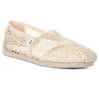 Toms Alpargata Classic Alpargatas Natural Para Mujer Sin Cordones Planas
