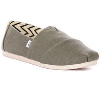 Toms Alpargata Classic Canvas Slip On Trainer Hombre Gris EU 39-46