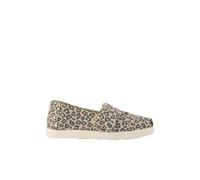 TOMS Alpargata Classic, Mocasín Plano, Avena con Lunares pequeños de Leopardo, 34 EU