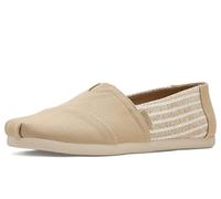 TOMS Alpargata Classic, Mocasín Plano Hombre, Rayas náuticas de Avena, 44 EU