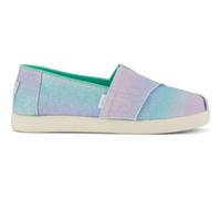 TOMS Alpargata Classic, Mocasín Plano, Jelly Bright Multi Ombre Glitter, 30.5 EU
