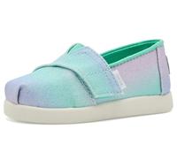 TOMS Alpargata Classic, Mocasín Plano Niñas, Jelly Bright Multi Ombre Glitter, 24 EU