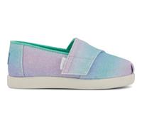 TOMS Alpargata Classic, Mocasín Plano Niñas, Jelly Bright Multi Ombre Glitter, 28 EU
