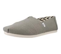 TOMS Alpargata Classic, Zapatillas Hombre, Lona Gris Vetiver Heritage, 42.5 EU