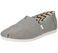 TOMS Alpargata Classic, Zapatillas Hombre, Lona Gris Vetiver Heritage, 47.5 EU