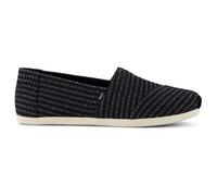 TOMS Alpargata Cloudbound, Mocasín Plano Mujer, Black Repreve Waffle, 38.5 EU