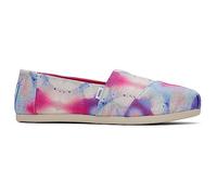 TOMS Alpargata Cloudbound, Mocasines Planos Mujer, Azul (Huella Solar Multibotánica Azul Cielo), 35.5 EU